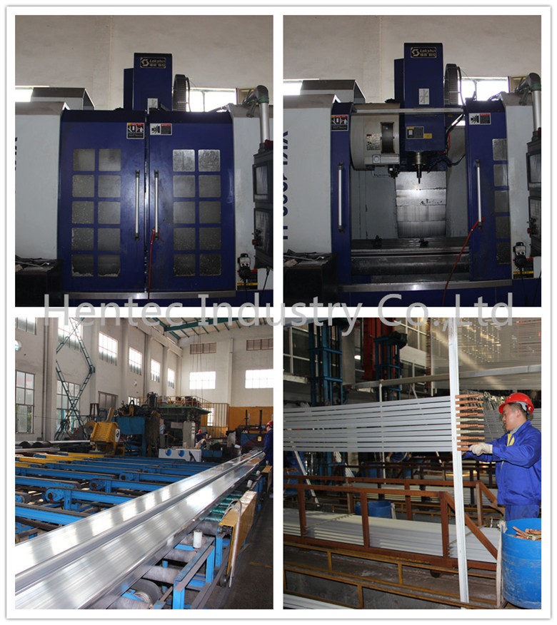 Anodized or PVDF Coating Aluminium Window Profiles Black / Brown color
