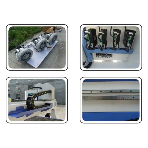 Steel Structure CNC Router Engraving Machine With Yaskawa Servo Motor