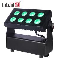 ROSH Battery Powered LED Stage Lights RGBWA + UV 6 In 1 RGBW Led Flood for sale