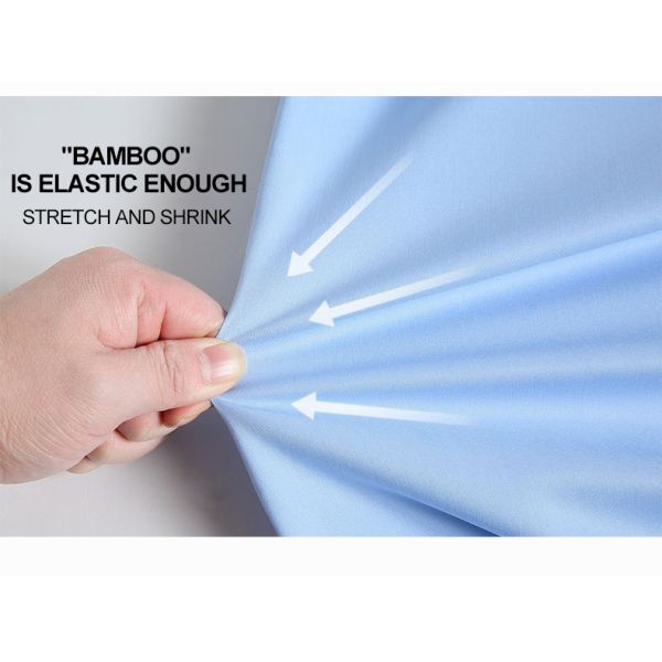 No Iron Anti-Wrinkle Formal Shirt Concealed Button Closure Bamboo Fiber Professional