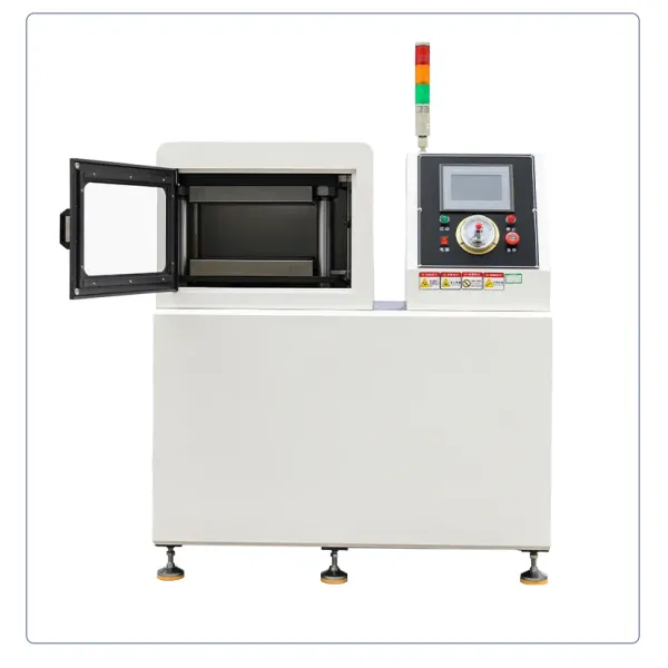 30 Ton Pressure Capacity Plate Vulcanizer with Bilingual Software Support and Four Safety Devices
