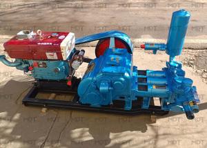 Horizontal Triplex Drilling Mud Pump Reciprocating Double Acting Piston Pump