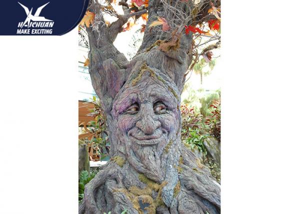 Quality Corrosion Resistance Cartoon Talking Tree High Simulation Garden Plant Statue for sale