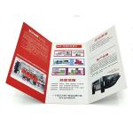 custom folded leaflet brochure printing duplex board brochure printing offset