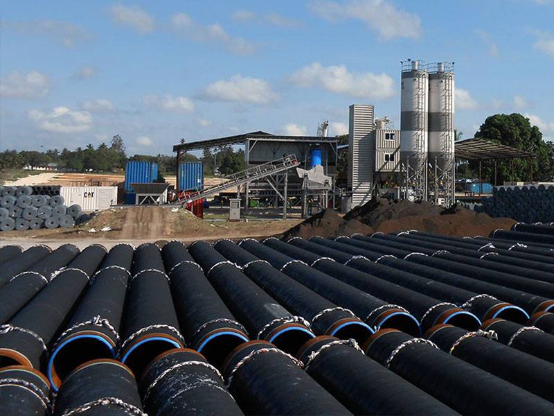 10 Line Wire Reinforced Mesh For Offshore Oil And Gas Strengthen Concrete Layer Of The Pipeline