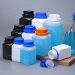 1L Liquid Powder Solid Gel Storage Plastic Square Bottles with Frost Surface
