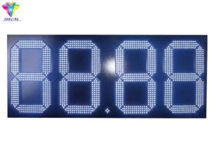 Large Size LED Gas Price Display One Side / Multi Sides Available WiFi Control