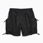 Wholesale Custom LOGO Mens Summer Casual Elastic Waist Short Pants Nylon Cargo