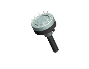 China Round Custom Potentiometer Knobs With 6mm Shaft Diameter And Option Markings wholesale