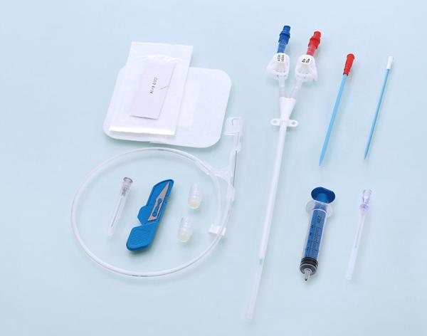 Quality Disposable hemodialysis catheter, hemodialysis kit, single double triple lumen for sale