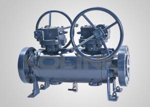 China API 6D DBB Ball Valve Double Block &amp; Bleed Flanged Trunnion Mounted wholesale
