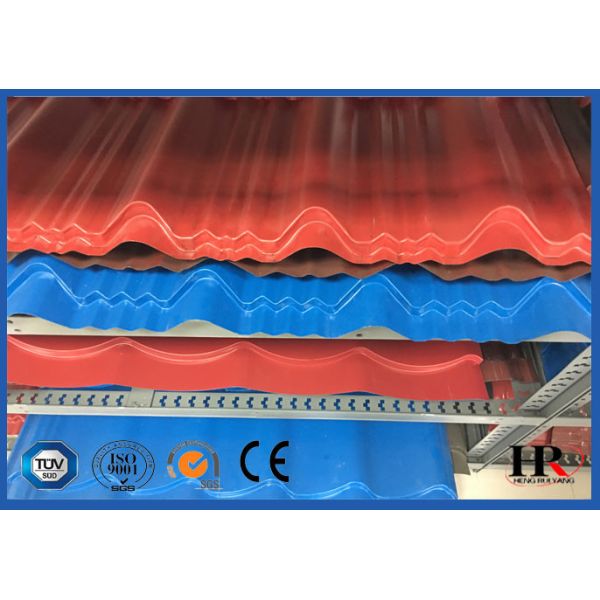 Step Tile Roll forming machine with Mitsubishi PLC & converter