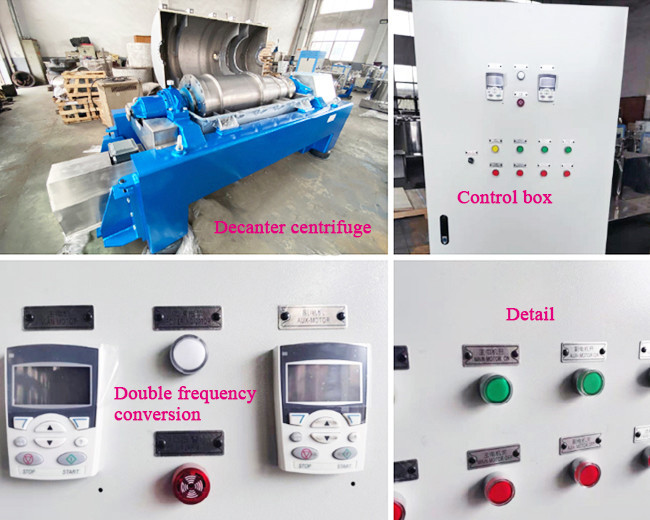 Explosion Proof Titanium Tricanter Centrifuge For Calcium Hypochlorite Sodium Hypochlorite