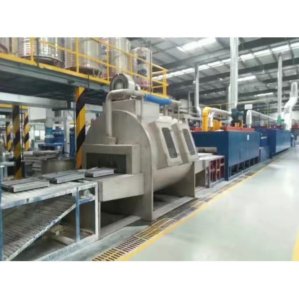 150-600 mm/min Speed of Mesh Belt Hydrogen Brazing Furnace For Radiator Cores