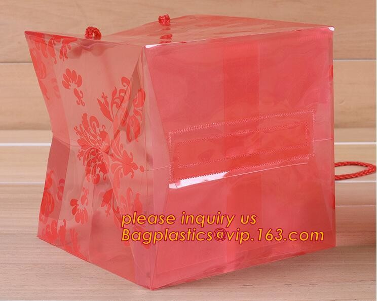 Promotional customized high quality soft loop plastic cloth bag,manufacturer custom soft loop handle polyethylene PE pla
