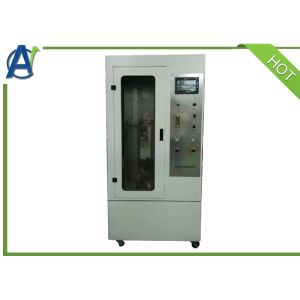 China Automatic Vertical Flame Propagation Cable Testing Machine With Fume Hood wholesale