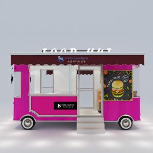 China 85kms per hr Machinery Function Leisure Fast Food Equipment Mobile Catering Van Trailer wholesale