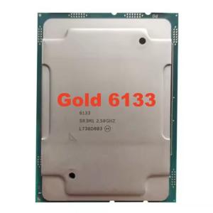 China Customized Gold 6133 CPU 2.5GHz 150W LGA3647 20Cores server processor cpu good price hig performance server cpu wholesale