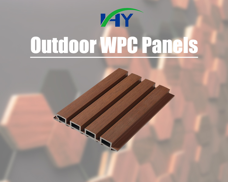 Modular Outdoor WPC Acoustic Panel Fireproof Sound Insulation Wall