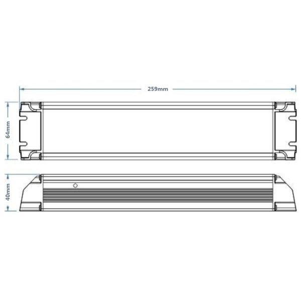 Constant Voltage DC24V Dimmable LED Driver , 4.2A 100W Low Voltage LED Dimmer