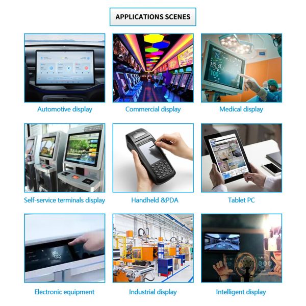 STN OLED Display Module 3.8 Inch Monochrome LCD Display Module