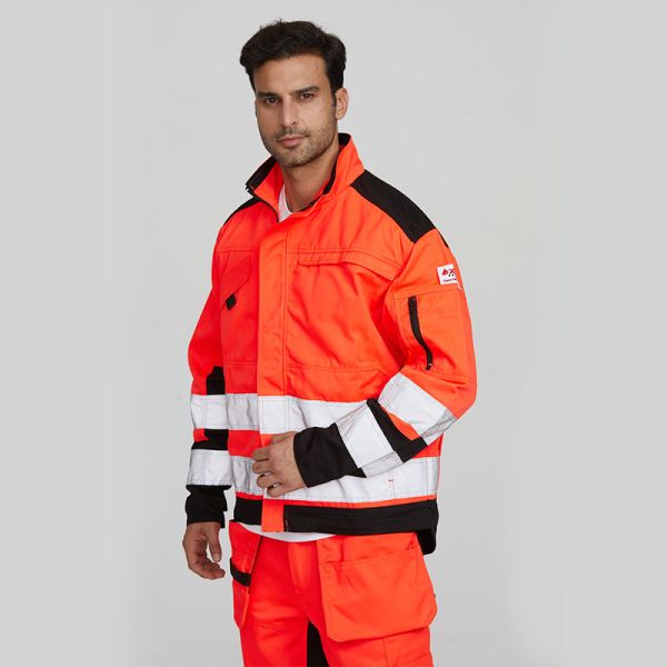 Custom Workwear Pure Cotton Coveralls Safety Uniforms Flame-Resistant And Anti-Static Welding Workwear Set