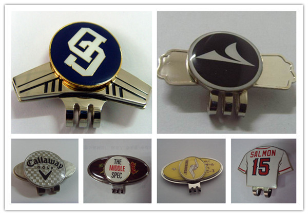 Custom Design Sport Golf Set Ball Marker And Hat Clip
