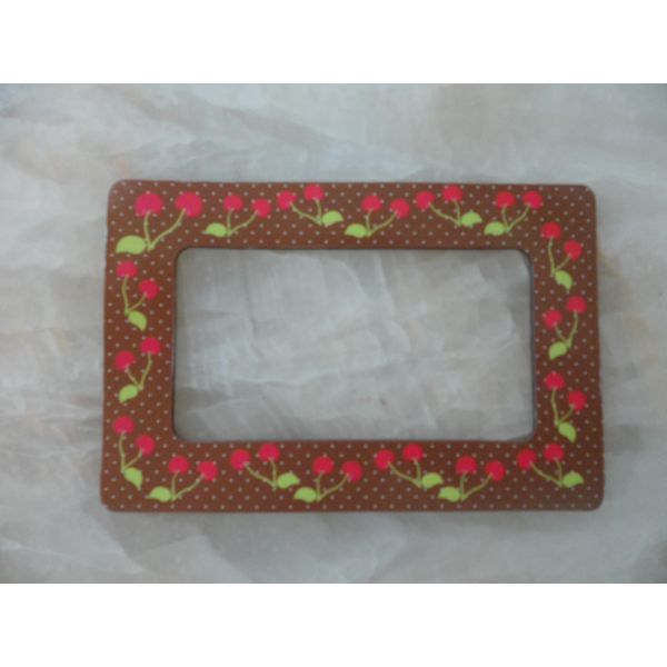 Customsized removable magnetic photo frame /PVC PP cut design frame