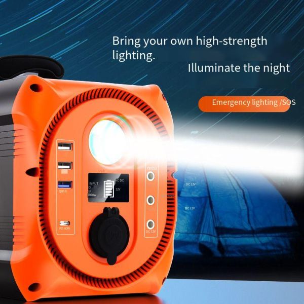 300W Portable Power Station Pure Sine Wave Energy Storage Power Station