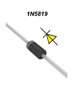 Quality Generator Schottky Barrier Rectifier Diode 40V 1A Hot Carrier Diode With DO-41 Case for sale