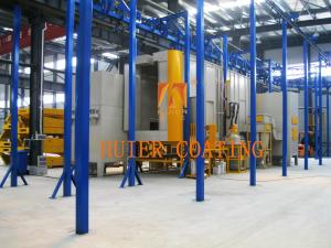 Strength Industrial Electrostatic Powder Coating Line With Automatic Operation