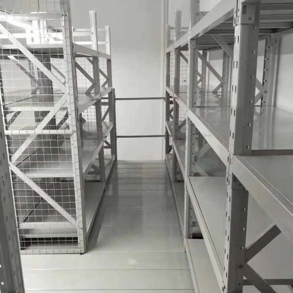 Rust Free Industrial Warehouse Racking Rivetier Boltless Shelving Powder Coating