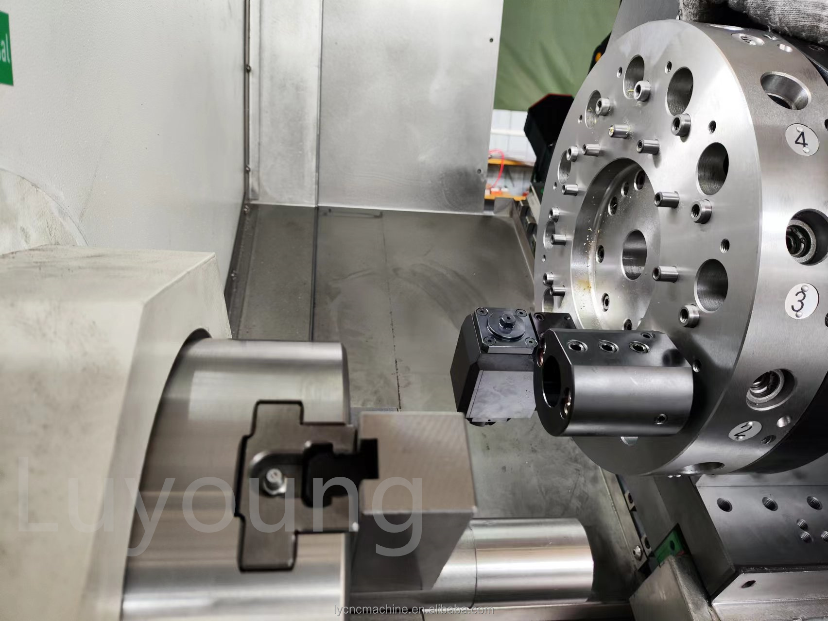 High Precision Tck56 Slant Bed Cnc Lathe Machine Aluminum Steel Brass Parts
