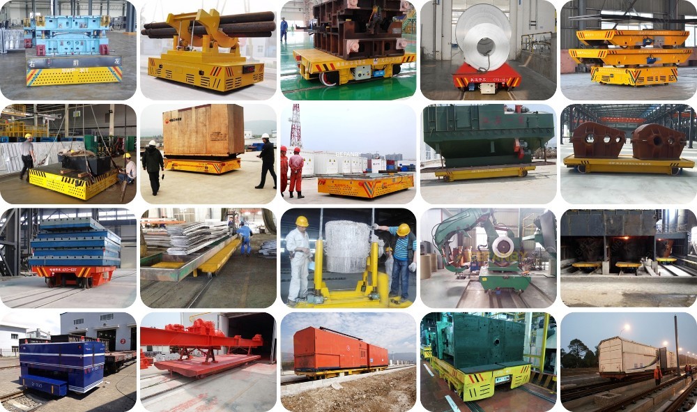PLC Control Automated Steerable Battery Powered Electric Trackless Transfer Cart