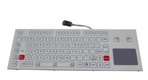 China USB cable with 12 FN keys panel mounted keyboard with rugged touchpad wholesale