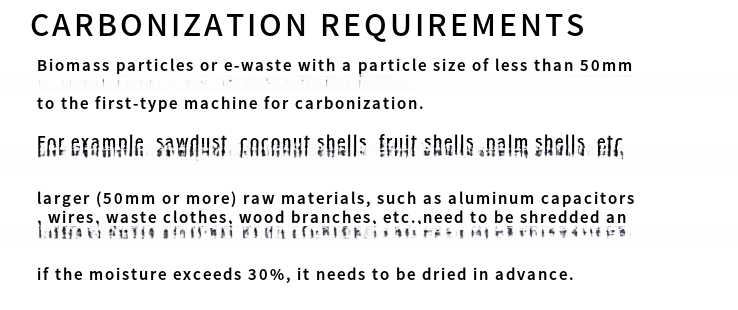 Environment Friendly Charcoal Making Machine Biochar from Rice Husks and Coal Powder