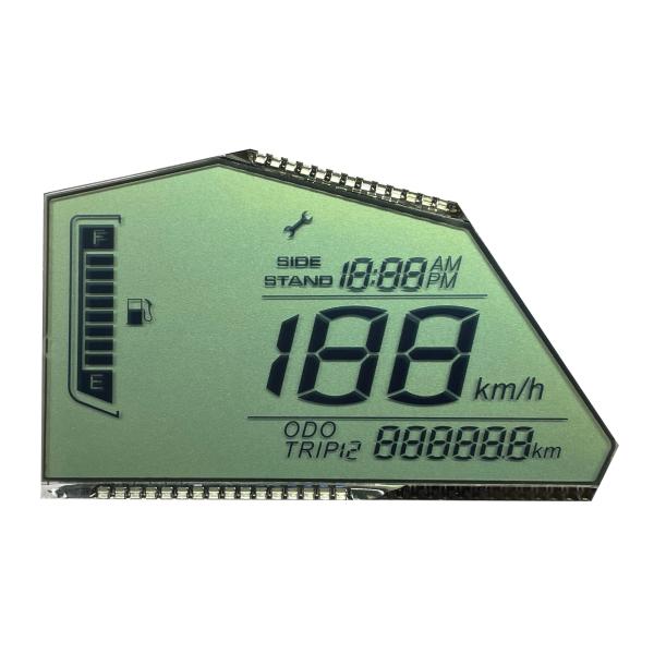 Quality 5.0 V Prositive HTN LCD Display Segment Code Screen Customizable Speed Instrument Panel for sale