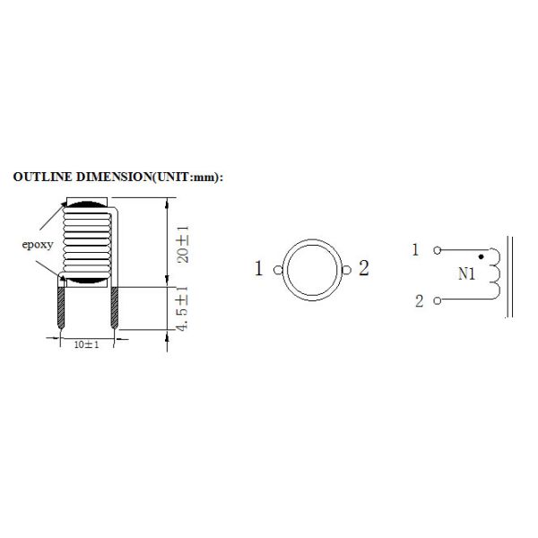 R6 * 20 K4 Radial Leaded Inductors Under 6S QCC High Power Factor CorrectionUL CE