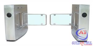 China Semi Automatic Control Passager Security Pedestrian Swing Barrier RS485 / TCP / IP Interface wholesale