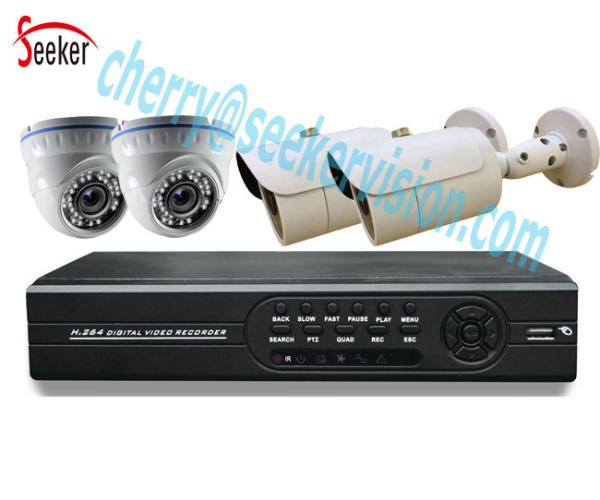 Quality 960P HD Surveillance System Security KIT 4ch CCTV AHD DVR KIT Outdoor Indoor AHD Camera System for sale