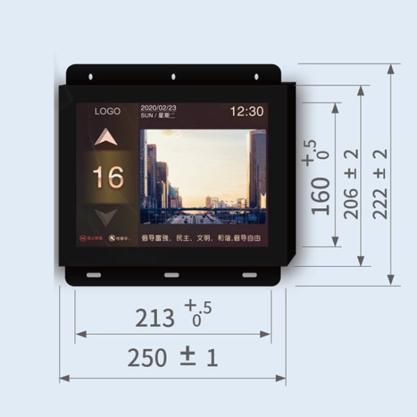 Full Color 10.4In TFT For Elevator Lcd Display Tft Color And LCD