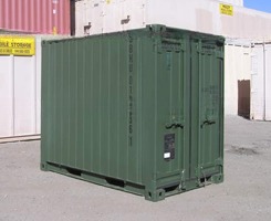 8ft x 5ft Mini Storage Shipping Container with Double Rear Door End Dry Steel/Corten Material Convenient and Versatile