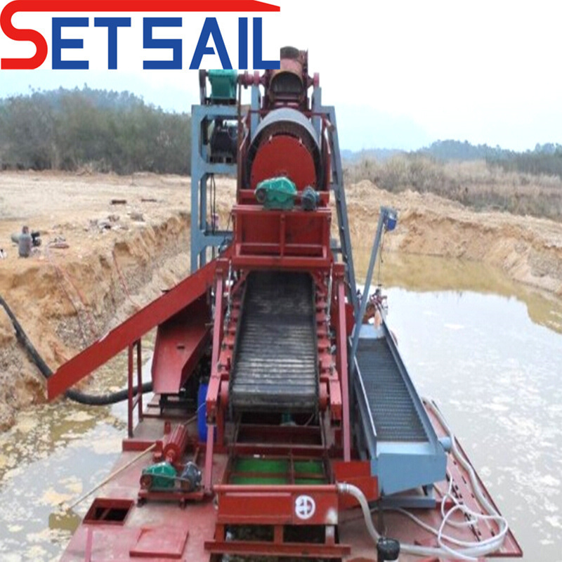 Chain Bucket Dredge Gold Diamond Mining Dredger for Sale