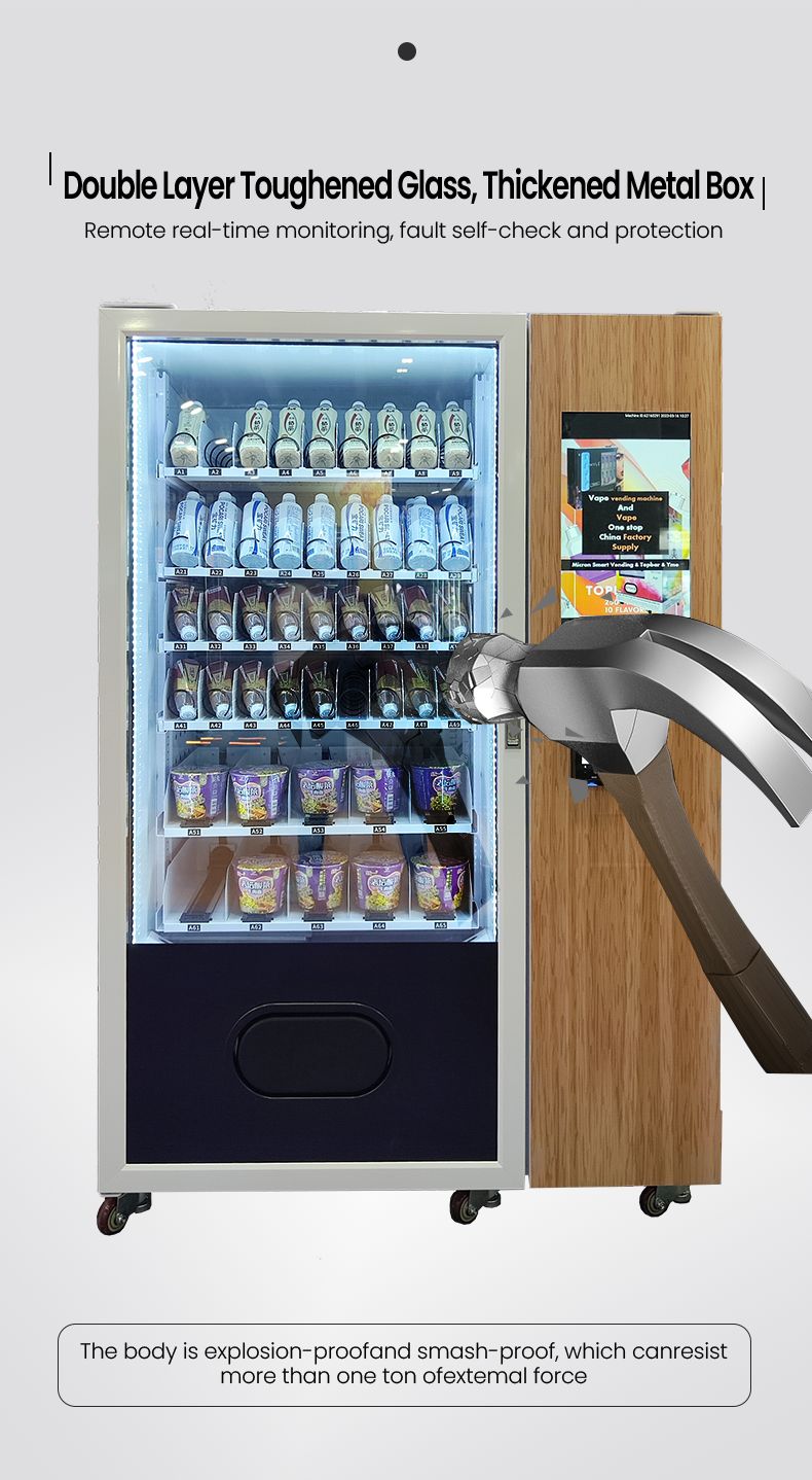 Customized PTCG Vending Machine with Card Reader Bill Validator for Selling Pokemon Toys Trading Cards