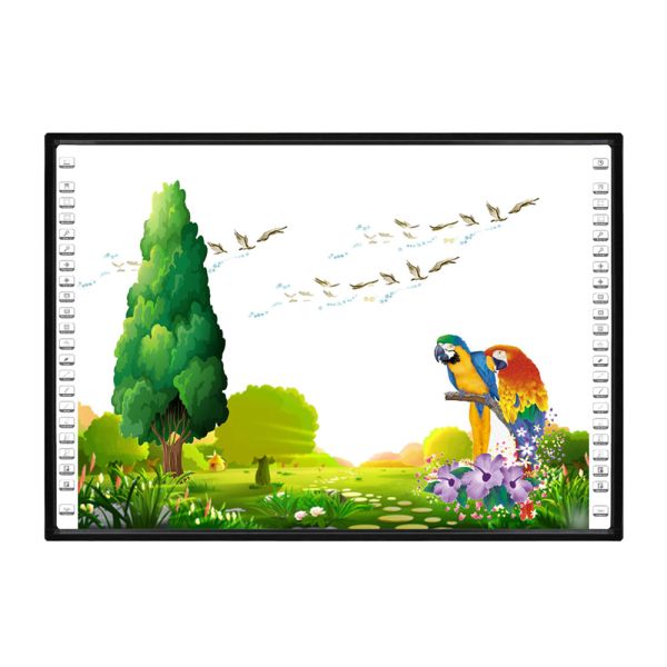 Infrared Interactive Whiteboard 82 To 120 Inch White Board 20 Touch Points USB Smart Kids Magnetic Board For Classroom