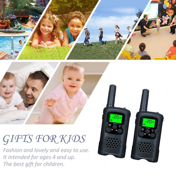 Multi Function Kids Walkie Talkie CE Certification With Scan Channel Function