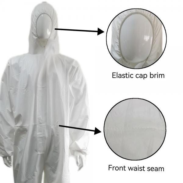 Quality En1149 Microporous Suit Waterproof Breathable Anti Spray Coveralls Customization for sale