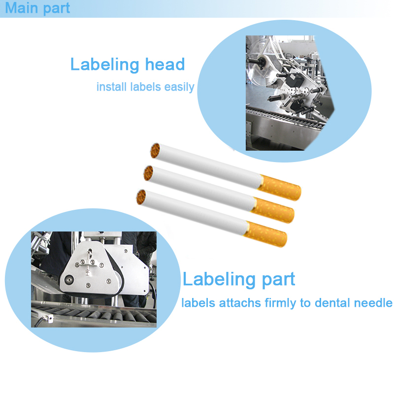 ODM Automatic Paper Tube Small Vial Labeling Machine 220KG