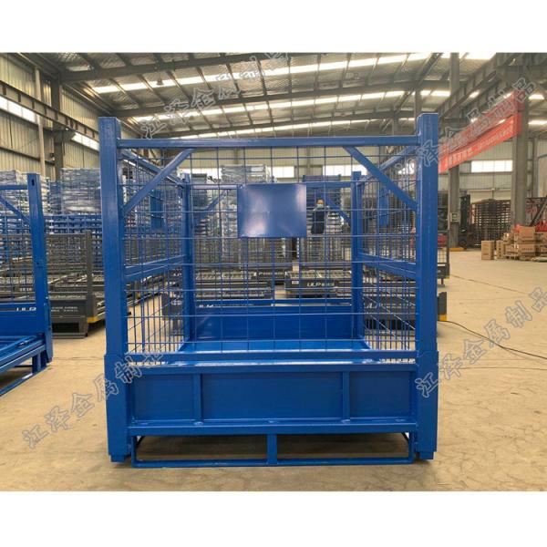Quality Efficient Storage Solution Collapsible Pallet Cage With Steel Construction for sale