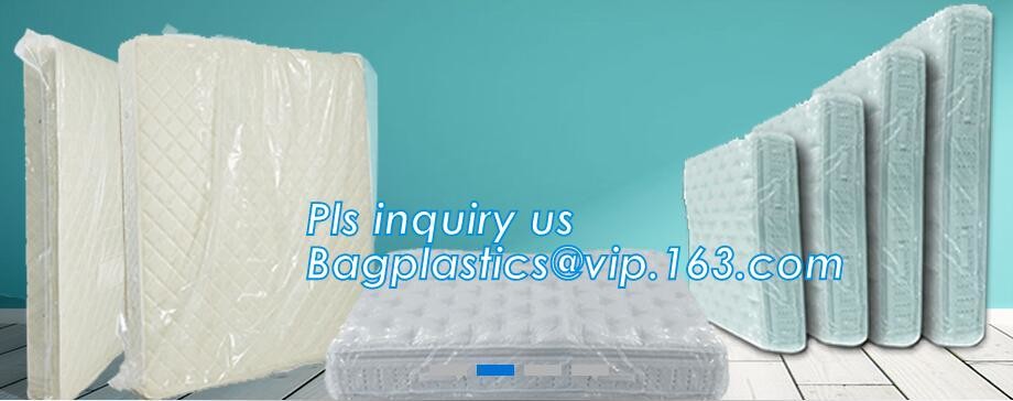 Customized Square Bottom or Side Guesst Plastic Protective Pallet Covers, 4 Mil Dust proof Clear Pallet Covers, BAGPLAST